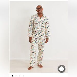 NWOT Hanna Andersson Unisex Bright Bulbs Pajama Set Size Small